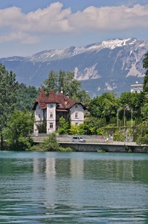 U jezera Bled, Slovinsko